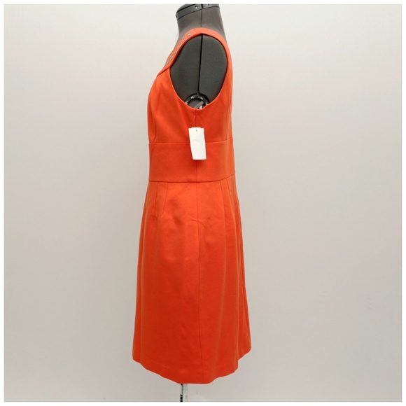 ✅ Trina Turk Coral Career Cocktail Party Dress Sz L - Picture 3 of 7